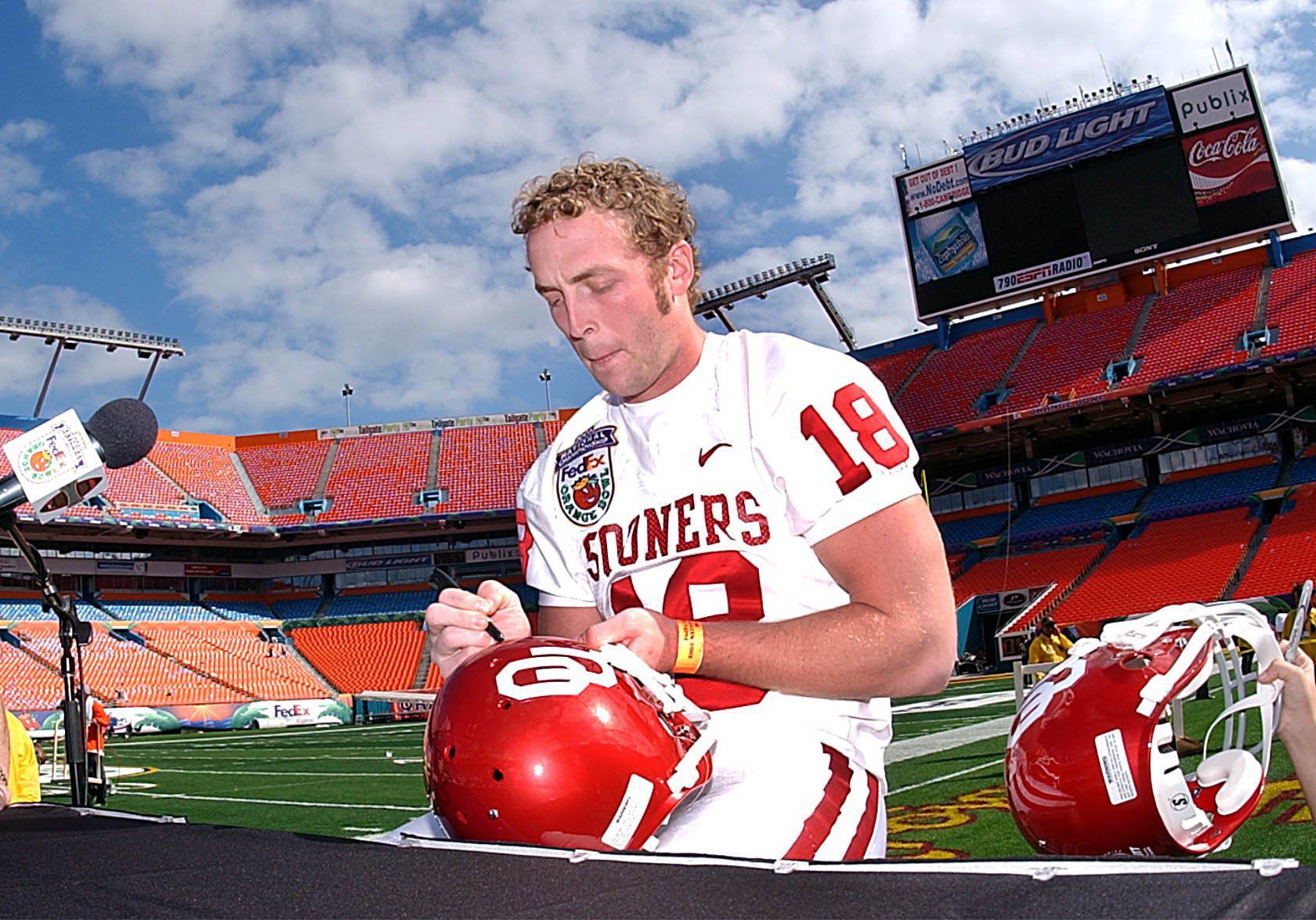 Jason White at the 2005 Orange Bowl Media Day